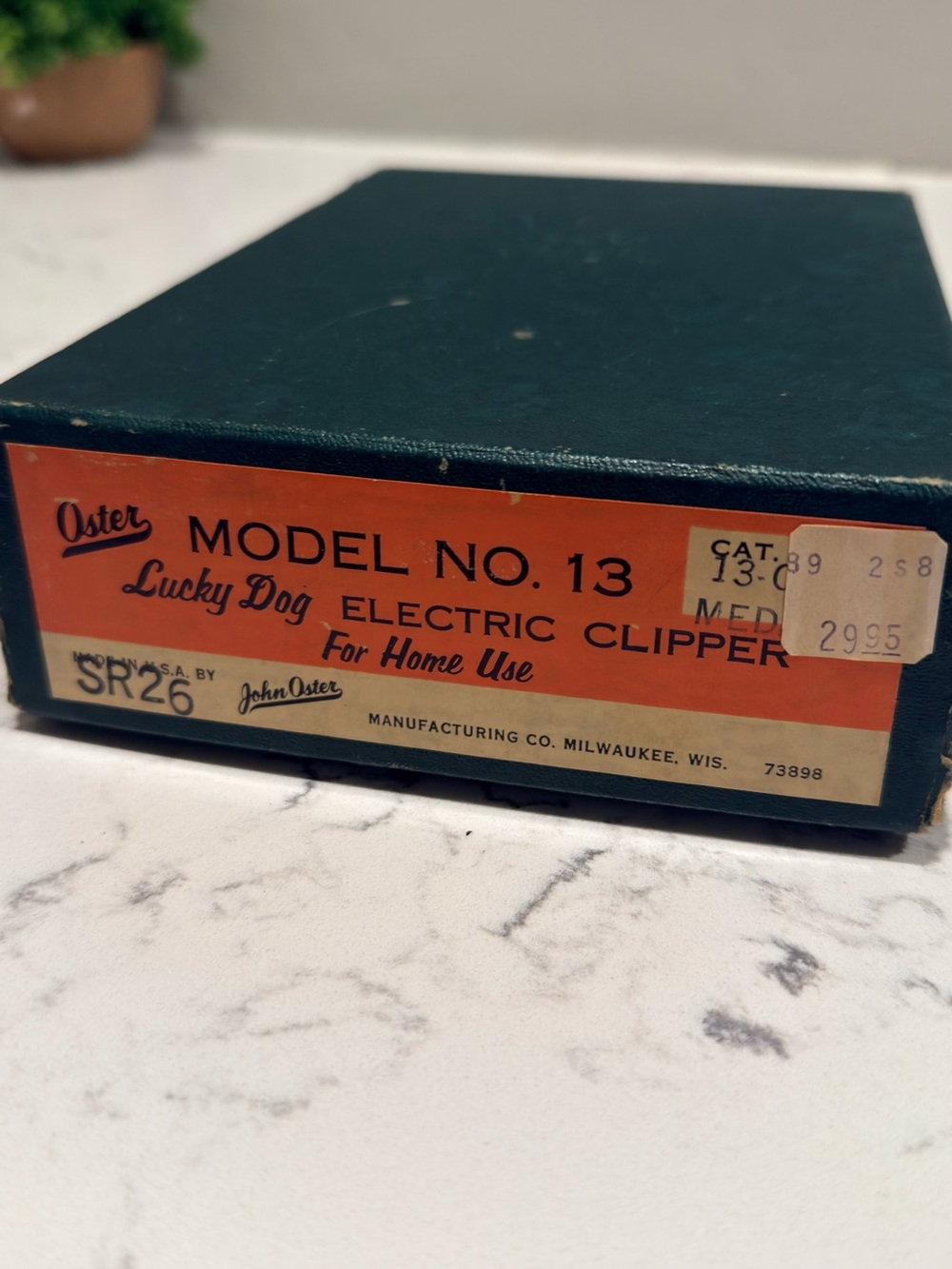Rare in Box Oster Model No. 13 Lucky Dog Electric Clipper